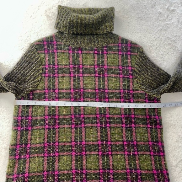 Belvedere Made In Italy Woman’s Turtleneck Sweater Sz M Wool Rabbit Mohair Blend - Picture 7 of 9